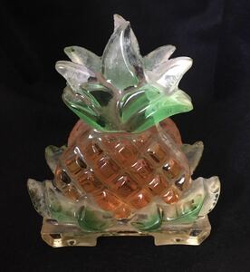  салфетка держатель Napkin holder ~ ананас *Pineapple * U.S.A Vintage 