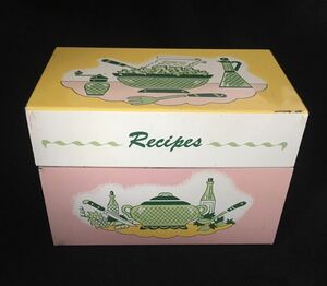 レシピボックス・Recipes Box OHIO ART CO.・ビンテージ