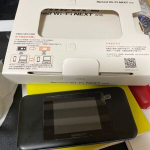 HUAWEI speed Wi-Fi next W06 ブラック Wi-Fi Pocket WiFi ポケットWiFi