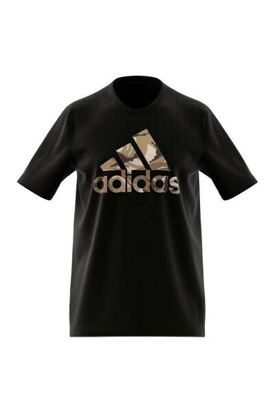 ●送料無料●大きいサイズ adidas camo logo半袖TEE（ブラック） 【USサイズ/2XL】