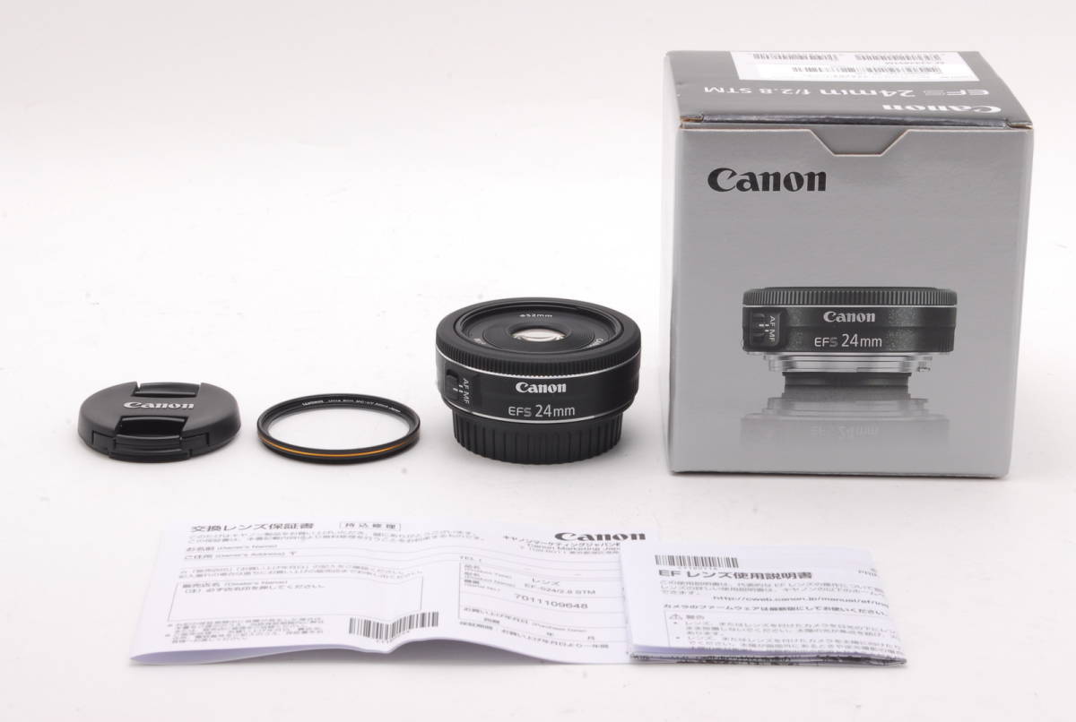 CANON EF-S24mm F2.8 STM オークション比較 - 価格.com