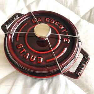 新品 ストウブ ミニココット10センチ グレナディンレッド staub ココット 鋳物鍋