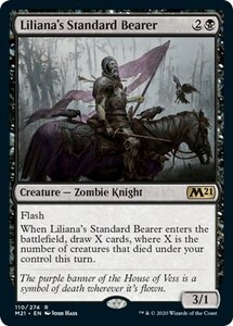 リリアナの軍旗手/Liliana's Standard Bearer [M21] 基本セット2021 MTG 英語 110 H0.5Y0.5