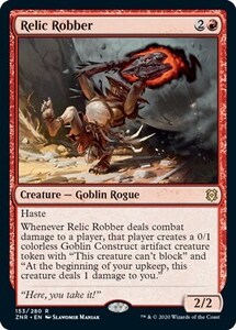 秘宝荒らし/Relic Robber [ZNR] ゼンディカーの夜明け MTG 英語 153 H0.5Y0.5