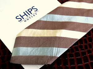 *E2388N* stock disposal SALE* Ships [SHIPS][ stripe ] necktie 