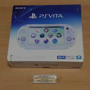 未使用 未通電 訳あり PSVita PCH-2000 ライムグリーン ホワイト PlayStation Vita