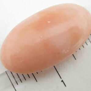 【TOP】珊瑚 サンゴ ルース 2.78g 指輪 リング ペンダントトップ 根付 d9.