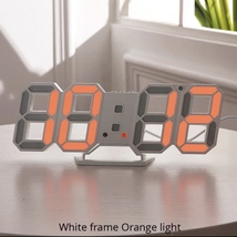【送料無料】壁掛時計 柱時計 置時計 LED デジタル 目覚し時計 壁掛け時計_画像8