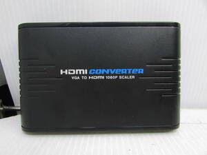 【YMT0756】★ノーブランド HDMI CONVERTRE VGA TO HDMI 1080P SCALER IN_VGAx1 OUT_HDMIx1 簡易テストのみ★中古