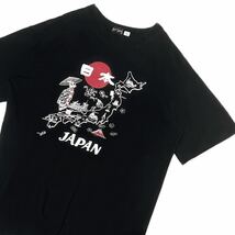 【80s 日本地図 ビンテージ スーベニア Tシャツ M】古着 90s マップ スカジャン 逆輸入 当時物 漢字 USA製 レア 和柄 日本製 アート_画像2