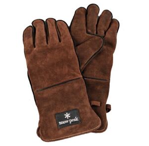 【新品】スノーピーク snow peak ファイヤーサイドグローブ ブラウン