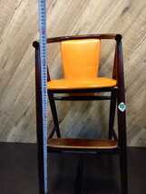 C1104E　ヒダ家具　ベビーチェア　子供用品　椅子　チェア　家具　子供椅子　木製　発送　ゆうパック　170サイズ　札幌_画像8