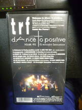 ★ｔｒｆ/TOUR’95 dAnce to positive Overnight Sensation [VHS] trf 中古VHSビデオテープ_画像2