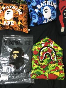 A BATHING APE PSYCHE SHARK HOODIE Parker SIZE XXXL A Bathing Ape 3XL