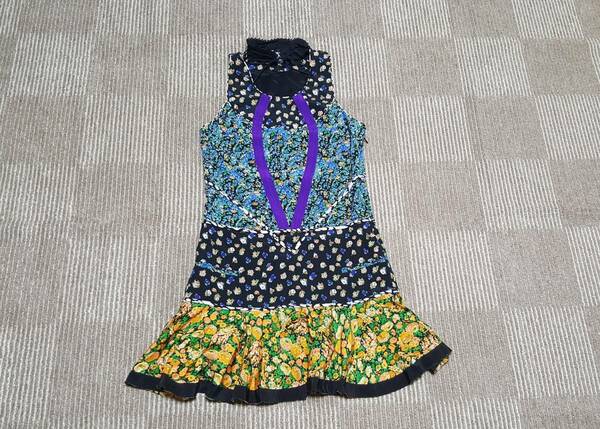 新品 送料無料　XS/JP5号～7号　コーチ　　Coach 1941 Applique Collage Dress 