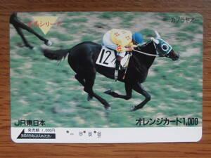 JR東 オレカ 使用済 競馬 JRA 名馬シリーズ カブラヤオー 【送料無料】