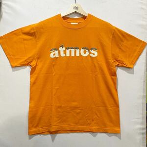 メール便可! atmos (アトモス) ロゴ Tシャツ (M) ORANGE | Mens メンズ オレンジ ドーナツ 原宿 裏原 SKATE スケーター ストリート