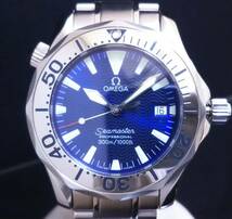 【値下！電池交換・研磨済！】OMEGA オメガ Seamaster シーマスター プロフェッショナル 300m 2263.80 電池式 SS デイト ボーイズ 波 _画像1