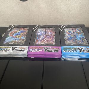 ポケモンカード ポケカ セット ザシアン ミュウツー ゲッコウガV-UNION