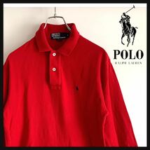 【人気】RALPH LAUREN ポロラルフローレン 長袖 ポロシャツ_画像1