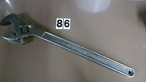 @ BAHCO bar ko86 previous term rare 45° model 620mm Sweden made adjuster yellowtail wrench monkey wrench 