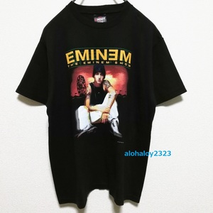 EMINEM エミネム THE EMINEM SHOW 2003 Anger Management TOUR ツアー Tシャツ M ブラック 美品 HIPHOP ヒップホップ 00s ミレニアム 幕張