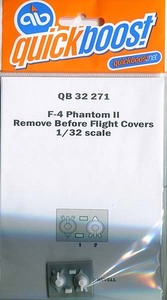 クイックブースト 32271 1/32 F-4 ファントムⅡリムーブ・ ビフォア・フライトカバー (レベル用)