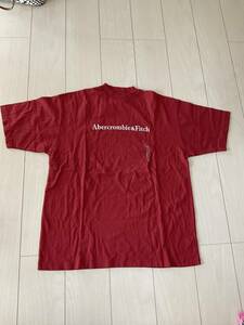 未使用 Abercrombie&Fitch MEDIUM Tシャツ ブルドックあずき色