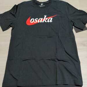 新品未使用 NIKE ナイキ Tシャツ US Mサイズ 大阪 限定 OSAKA ブラック×レッド　黒赤