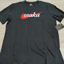 新品未使用 NIKE ナイキ Tシャツ US Lサイズ 大阪限定 OSAKA ブラック×レッド 赤 黒_画像1