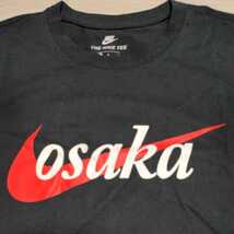 新品未使用 NIKE ナイキ Tシャツ US Lサイズ 大阪限定 OSAKA ブラック×レッド 赤 黒_画像2