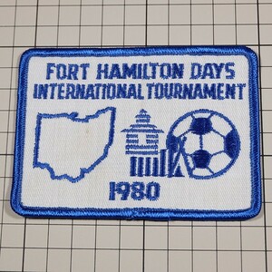 AP64 フォートハミルトン・デイズ・インターナショナル・トーナメント ワッペン パッチ FORT HAMILTON DAYS INTERNATIONAL TOURNAMENT 1980