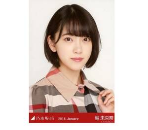 606【乃木坂46】生写真 公式　1枚　堀未央奈　ヨリ　チェック　乃木坂46 2018.January 会場限定