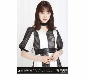 636【乃木坂46】生写真 公式　1枚　堀未央奈　チュウ　乃木坂46 夜明けまで強がらなくてもいい 会場限定