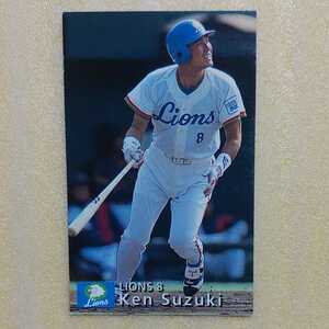1997 Calbee baseball card N142 Suzuki .( Seibu )