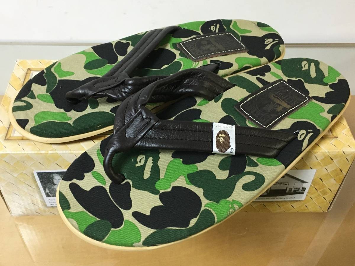 日本割 新品‼️A BATHING APE アベイシングエイプ ABCカモ サンダル 安い販売オンライン:6323円 ブランド: アベイシングエイプ サンダル