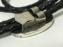 CHROME HEARTS クロムハーツ BORO TIE OVAL TINY ボロタイ オーバル タイニー パヴェ ブラックダイヤ_画像6