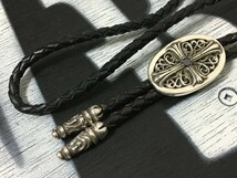 CHROME HEARTS クロムハーツ BORO TIE OVAL TINY ボロタイ オーバル タイニー パヴェ ブラックダイヤ_画像1