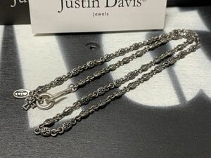 JUSTIN DAVIS ジャスティンデイビス SNJ125 TINY CROSS タイニークロス チェーン ネックレス Silver925 50cm 定価39600円