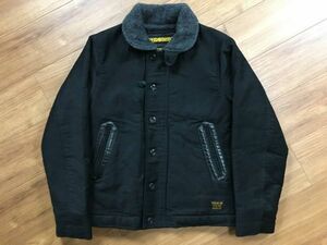 NEIGHBORHOOD ネイバーフッド 182NYNH-JKM01 N-1D / C-JKT デッキジャケット アルパカ ホースハイド サイズS