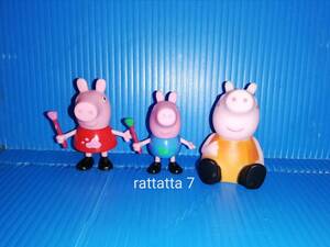 ☆Peppa Pig Figures☆ペッパピッグ☆なかよしフレンズ☆フィギュア☆ソフビ☆セット☆人形☆ブタ