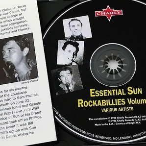 Essential Sun Rockabillies 2 レア CD 25曲 サンレコード ロカビリー ピュアロカ 50年代 50’s Johnny Carroll Jack Earls Warren Smithの画像3