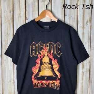 バンドT・ロックT 未使用並 2008年 AC/DC HELL'S BELLS Tシャツ M 黒 ACDC オールド ヴィンテージ ヘルズベルズ 美品 ACDC ●57