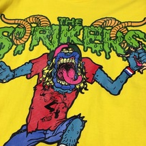 バンドT・ロックT THE STRIKERS ツアーTシャツ Mぐらい 2012年 オールド ヴィンテージ PUNK パンク ザ・ストライカース ●49_画像5