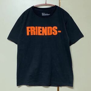 美品 VLONE ヴィーロン 半袖Tシャツ バックプリント ブラック