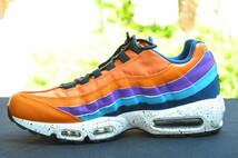 ナイキ NIKE AIR MAX 95 PRM 28.0cm エアマックス 95 プレミアム 538416-800 オレンジ/ブルー 中古 画像17枚掲載中_画像6