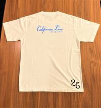 【CALIFORNIA LINE】Mサイズ　ワッペン・フォトTシャツ　ピース　オフホワイト　カリフォルニアライン　スカルフライト_画像3