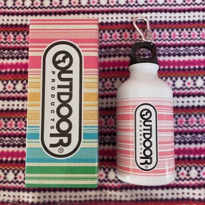 OUTDOOR ボーダーアルミボトル 350ml