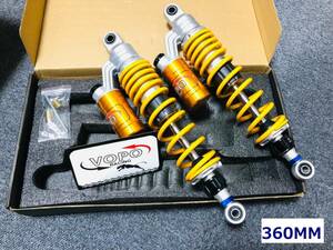 全国一律送料無料 VOPO リアショック 360mm GS400 GT380 GSX250E GSX400E GSX400F GSX400FS インパルス SHOWA XJ400 RZ250 RZ350 GX250