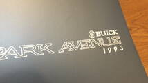 【BUICK】1993 ビューイックパークアベニューヤナセ正規輸入車カタログ　日本仕様 ディーラー車　PARK AVENUE_画像2